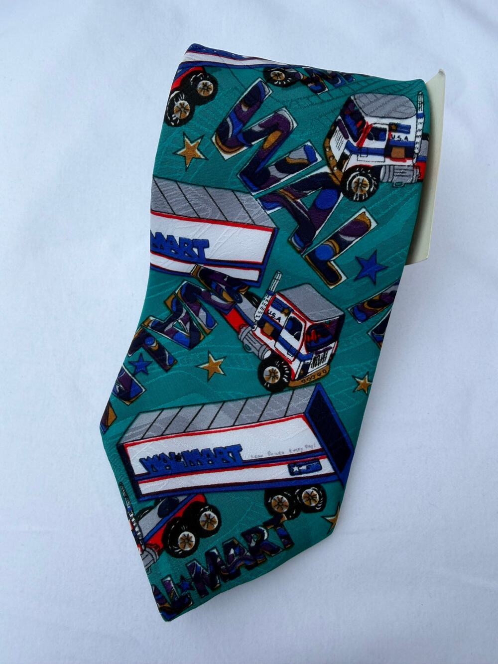NWT Vintage Company B Walmart Semi-Truck Novelty Tie 90s Men’s Necktie